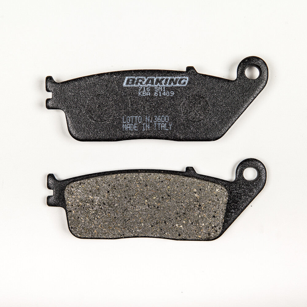 Braking 716SM1 Brake Pad Set Semi-Metallic (Honda, Yamaha, Etc)