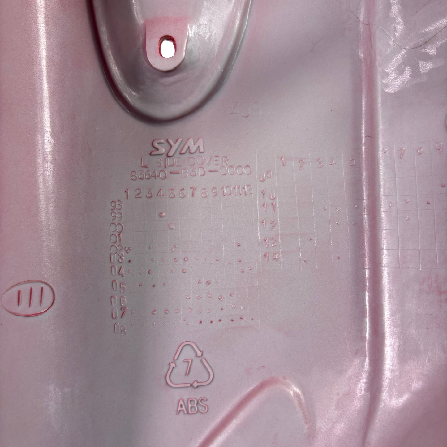 OEM Left Side Body Panel for SYM Wolf Classic 150cc Motorcycle