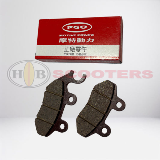 Genuine Buddy Scooter Front Brake Pads, 125cc 150cc 170i OEM