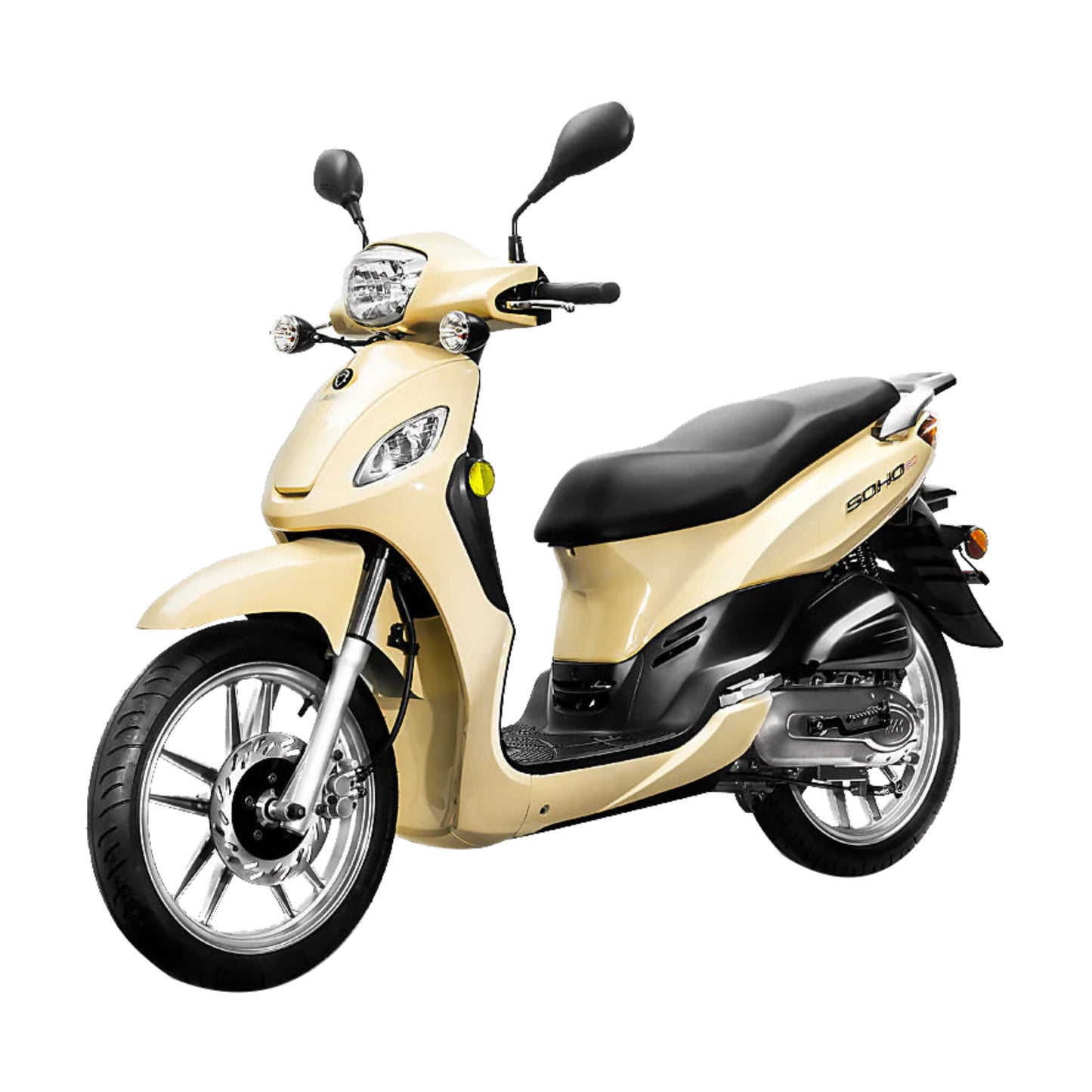 OEM Lance Soho 50 Scooter Front Under Cover Panel, White 64303-APA-0001