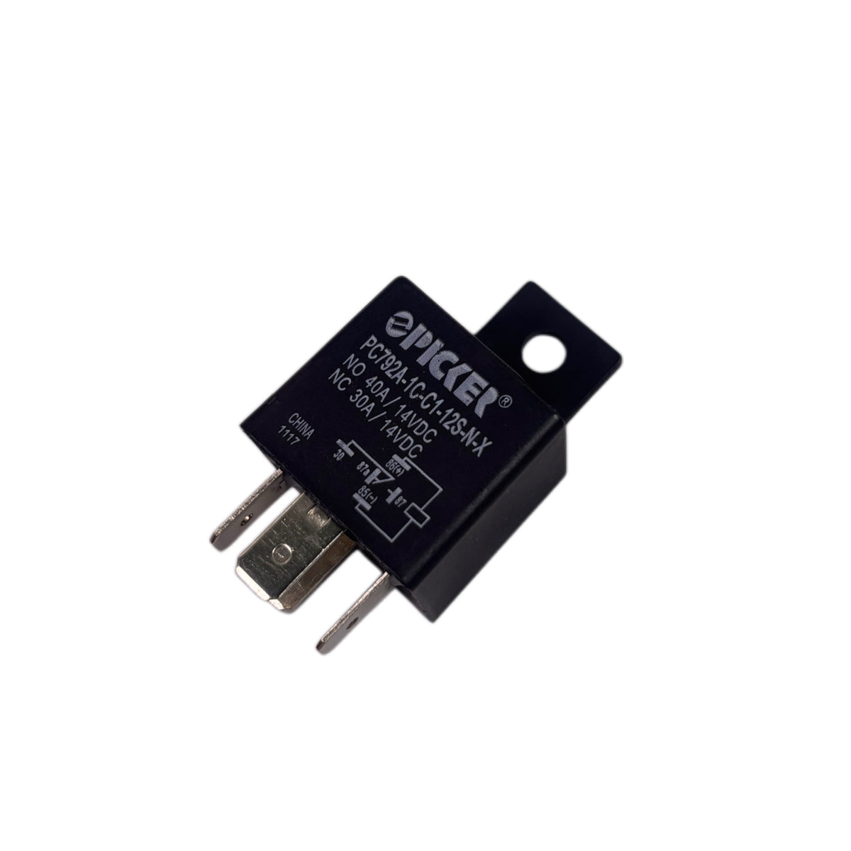 OEM ET4/LX150/VESPA S Gas Scooter Headlight 5 Terminal Relay 12V30A (581139, 58246R, 294076)