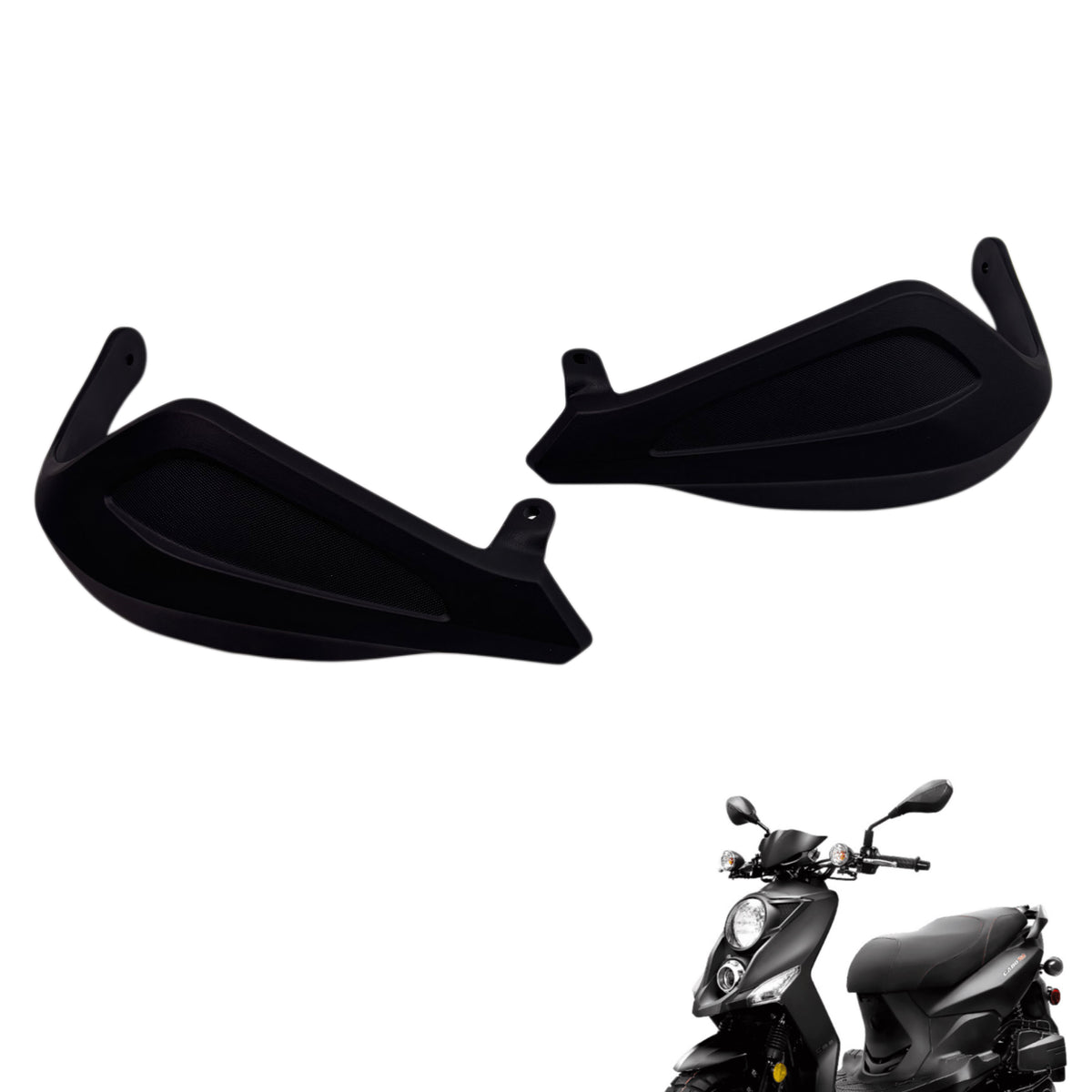 OEM Lance Cabo Scooter Handlebar Hand Guards / Covers, Black. Left or Right