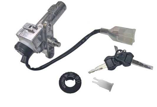 OEM SYM Jet 14 Ignition Key Set w/ Two Keys, Cover Cap