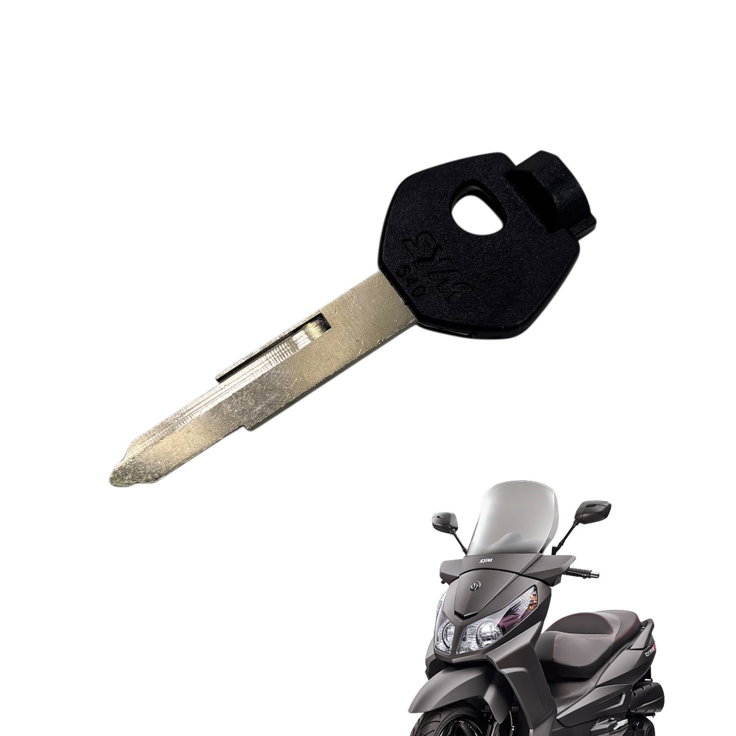 OEM SYM Citycom 300i / S 300i Scooter Key Blank, New