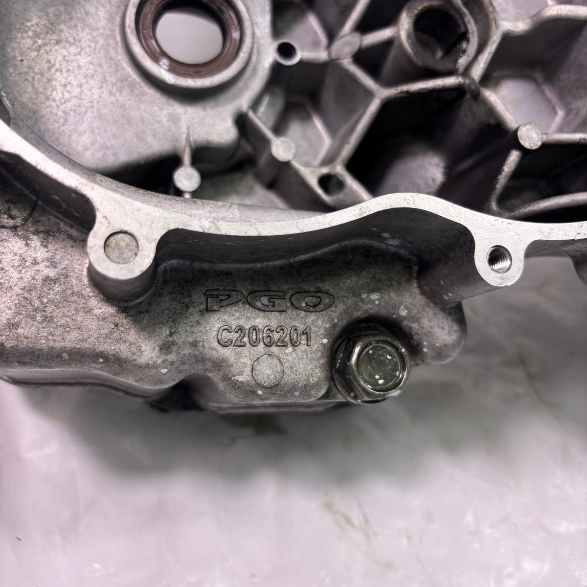 OEM Genuine Buddy 125 Left Crank Case with Rear Transmission, Drive Shaft