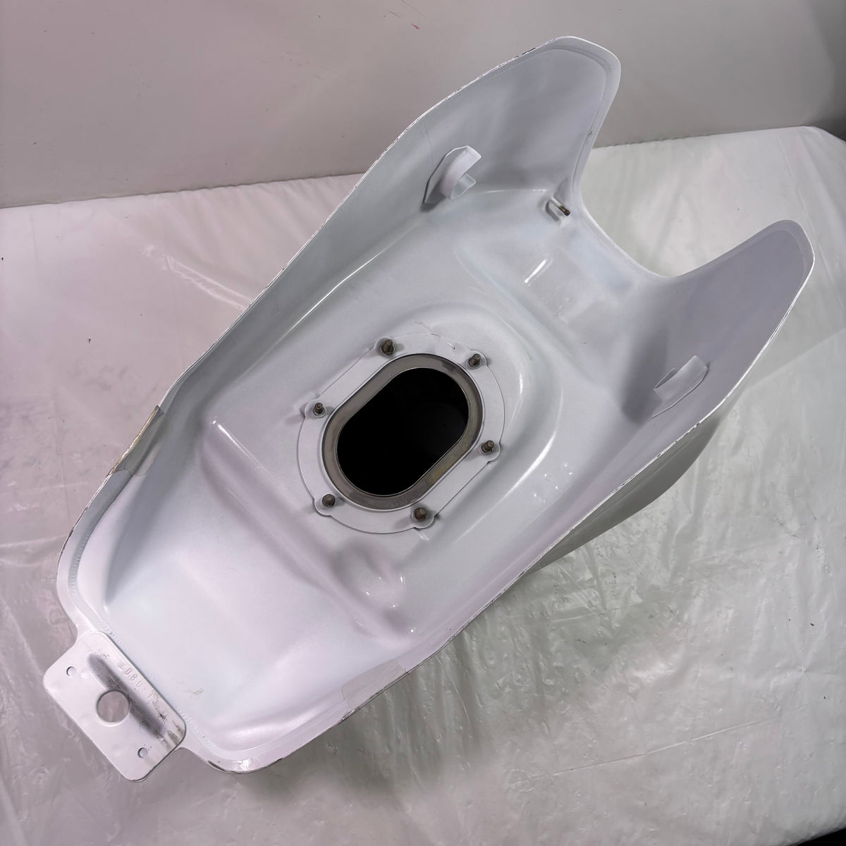 OEM SYM Wolf CR 300i Motorcycle Gas Fuel Tank, White Original 1751G-BD8-000