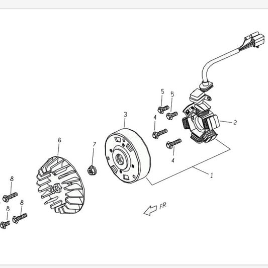 Genuine Buddy 50 Stator Comp Coil