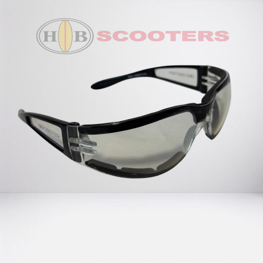 BOBSTER SHIELD II SUNGLASSES BLACK W/CLEAR LENS