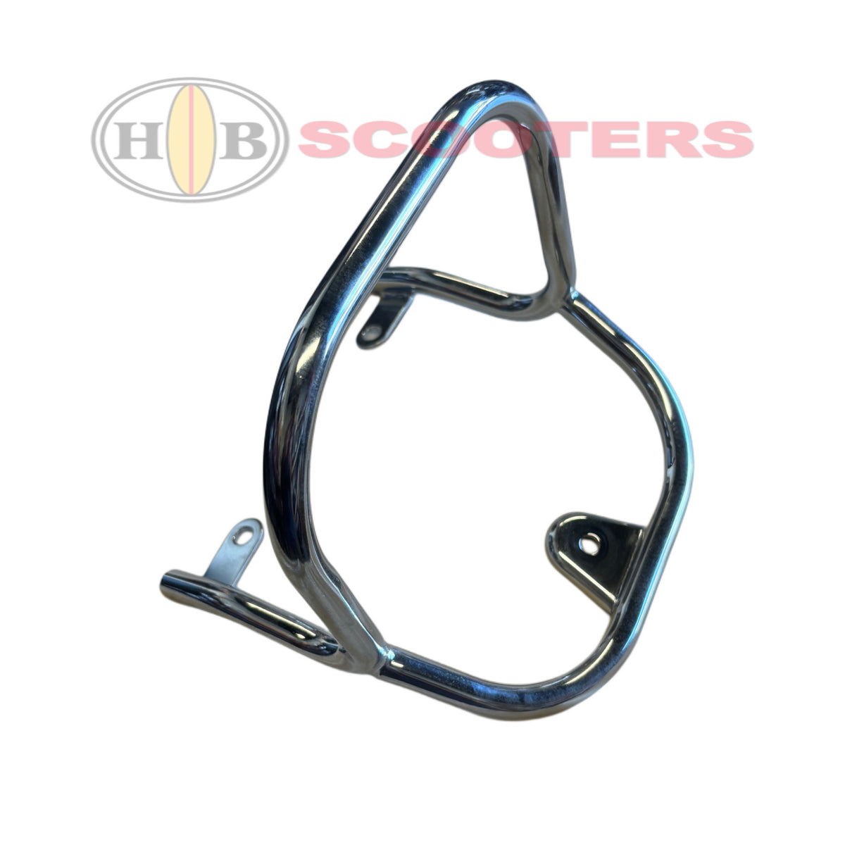 Scooters Chrome Rack OEM Chrome Grab Rail Rear Rack, Genuine Buddy Kick 125i Scooter ...
