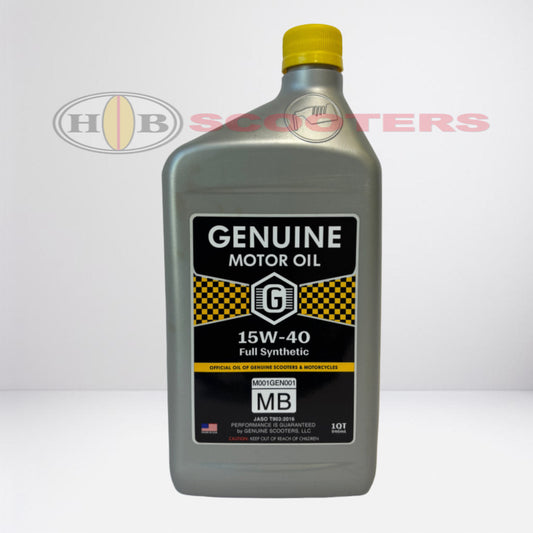 Genuine Motor Oil 15W40, 1 lt 100% synthetic