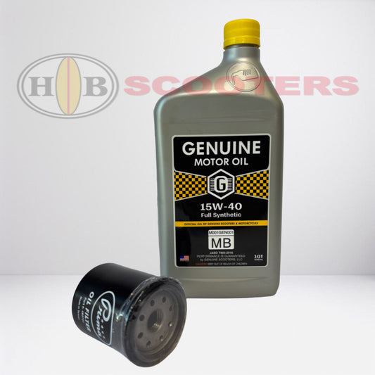 Genuine 15W40 Motor Oil & Filter Set
