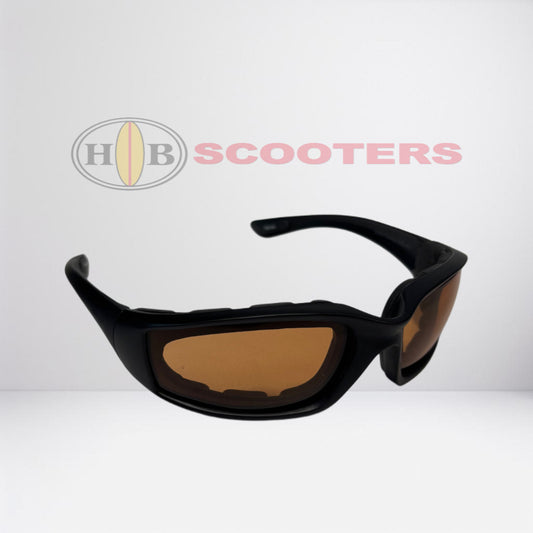 BOBSTER FOAMERZ SUNGLASSES 2 BLACK W/AMBER LENS