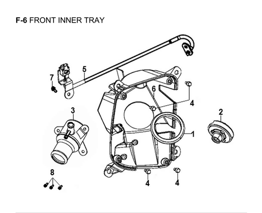 Fuel Cap Lock Cable for SYM Fiddle 4 200i