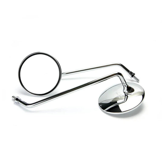 Genuine Buddy Long Chrome Mirror Set