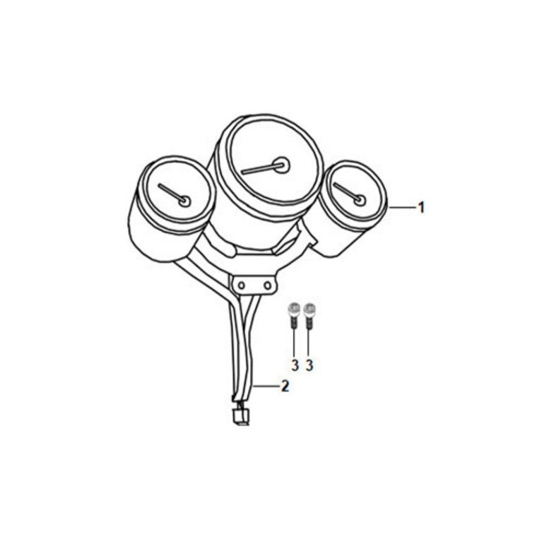 F 02 - Speedometer / Cable - Cali Classic 200i