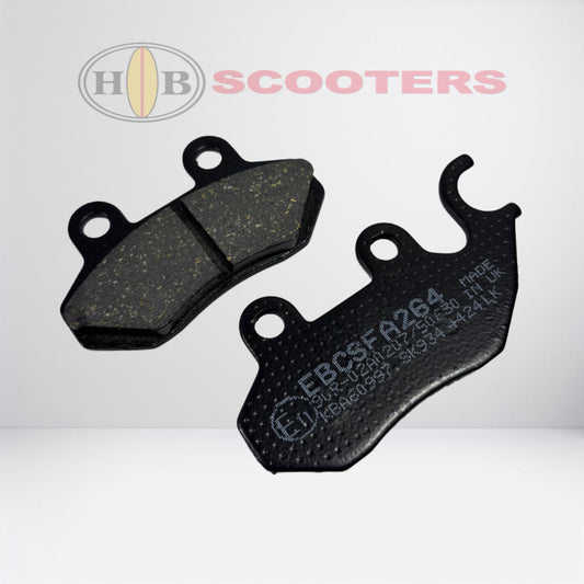 EBC Front Brake Pads for Lance, SYM, Genuine Scooters (One Pair Replacement)