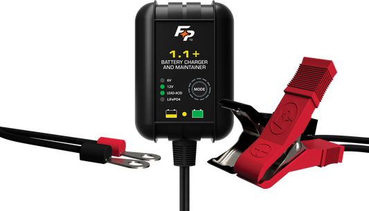 Fire Power Wall Mount Battery Charger, 6V / 12V 1.1 Amp