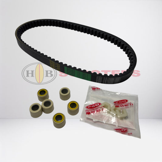 Genuine Buddy Scooter Belt and Variator Kit, OEM
