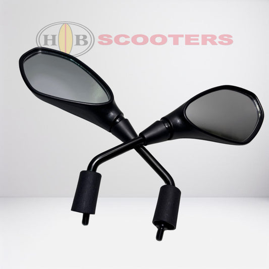 OEM Lance Cabo Rear View Mirrors Set, Left & Right (Black)