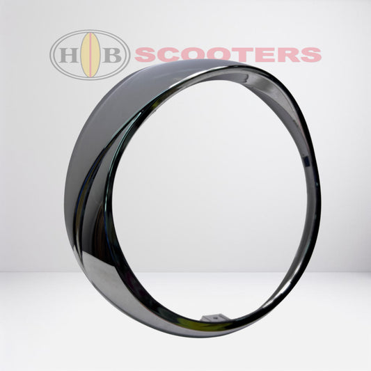 OEM Lance Havana 50/125/150/200i Headlight Bezel Ring, Chrome