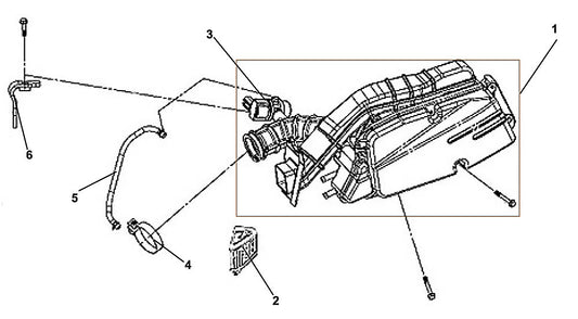 F-14 AIR CLEANER for Lance Cabo 200i Fuel Injected Gas Scooter
