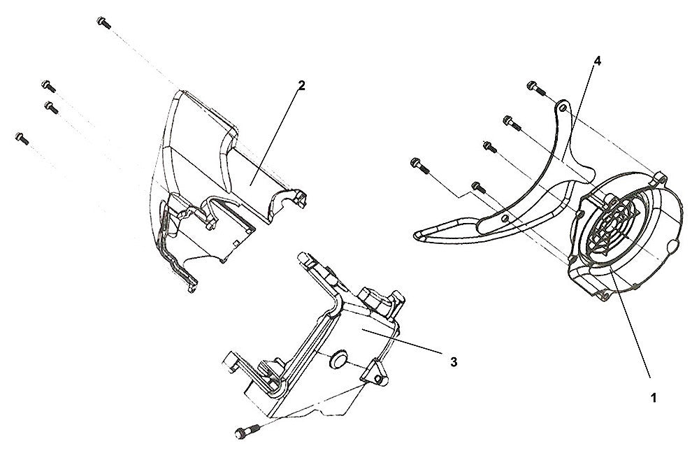 E 01 Shroud Assembly for Cabo 200i