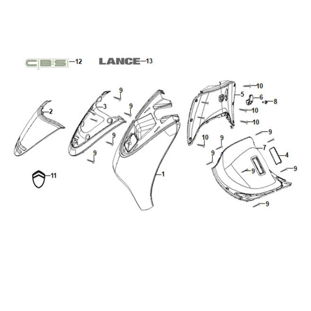 F 06 - Front Cover / Inner Box - Cali Classic 200i