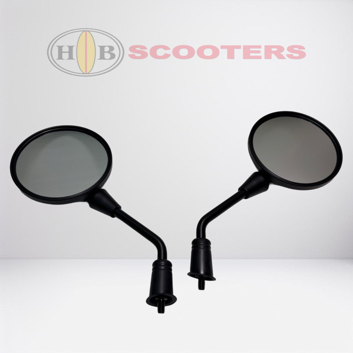OEM SYM Fiddle 4 Left & Right Mirror Set, Black