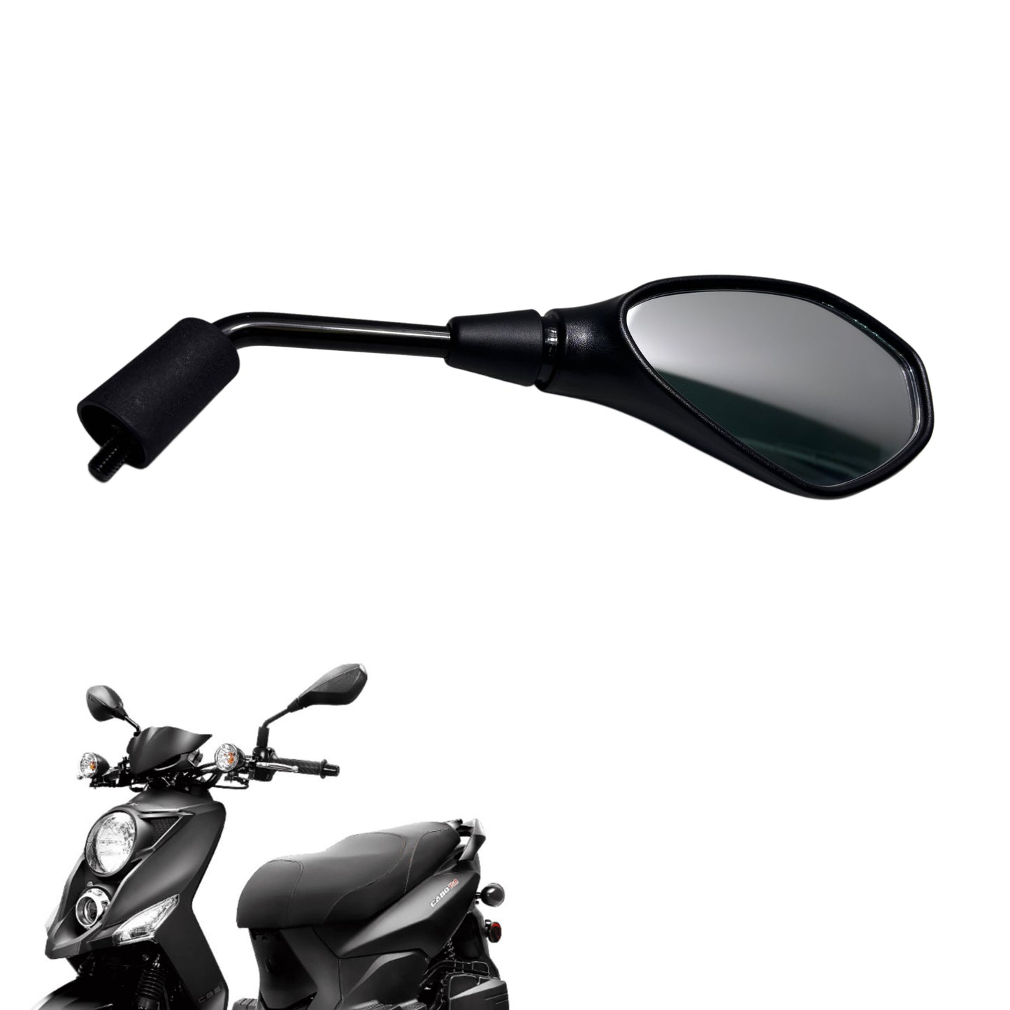 OEM Lance Cabo Rear View Mirrors Set, Left & Right (Black)