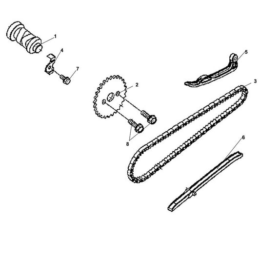 E 03 Cam Shaft / Valve - Lance PCH 200i