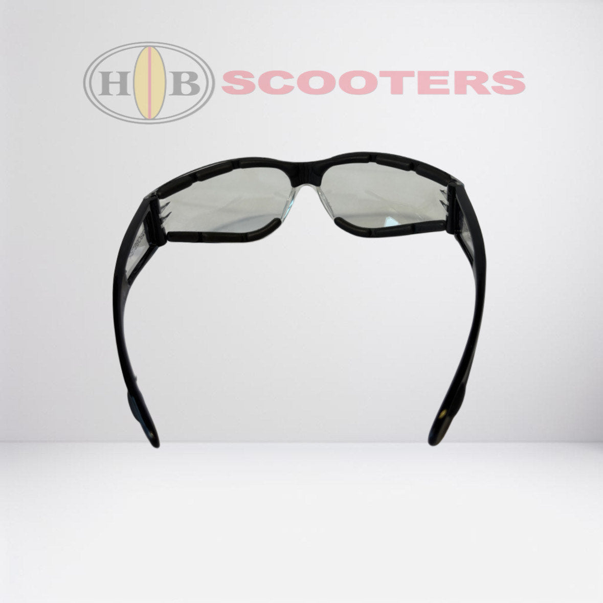 BOBSTER SHIELD II SUNGLASSES BLACK W/CLEAR LENS