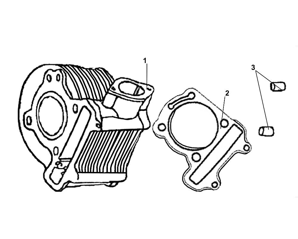 OEM Lance 125cc Cylinder for Cali, Havana, Cabo, PCH