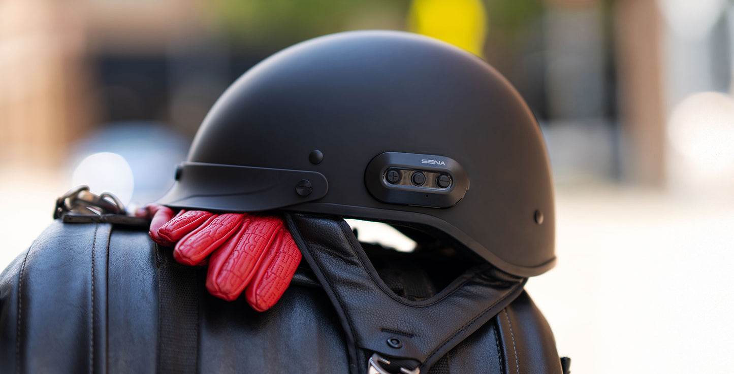 SENA Cavalry 2 Half Motorcycle Helmet Matte Black