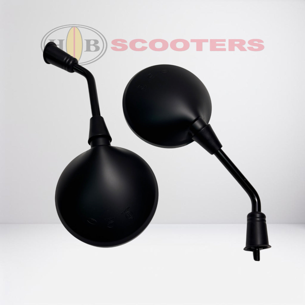 OEM SYM Fiddle 4 Left & Right Mirror Set, Black