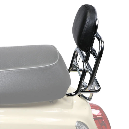 Buddy Kick Rear Rack w/ Backrest (Chrome) by Prima