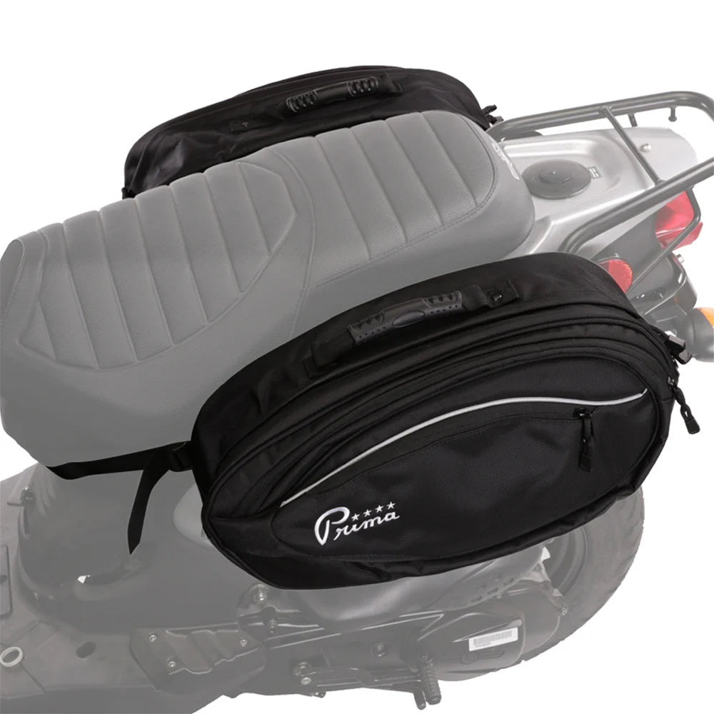Prima Traveler Scooter Saddle Bags, Universal (Black)