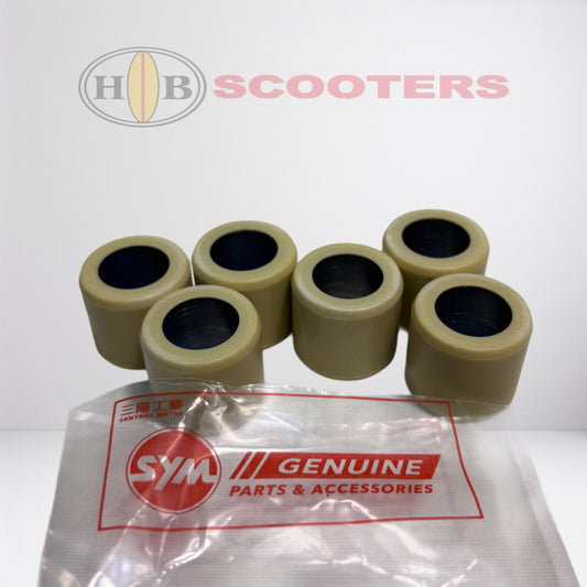 SYM Citycom 300i & S 300i Roller Variator Weights - OEM 6 pieces