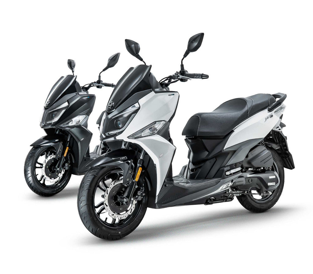 OEM SYM Jet 14 Scooter Rear Rack for Top Cases, Pods, Storage (Black)