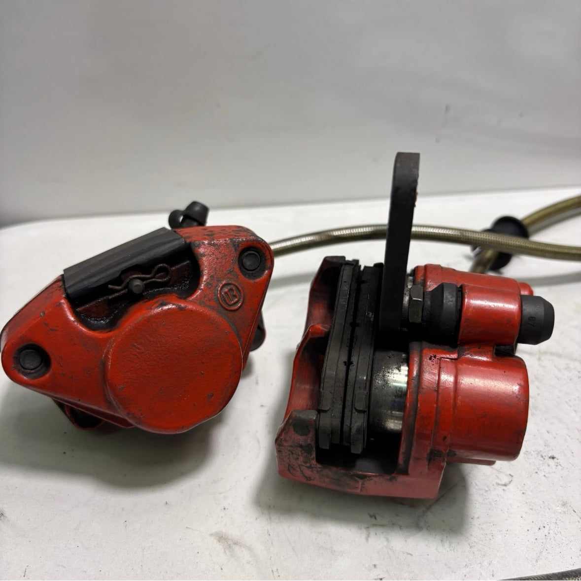 OEM Lance Cabo 200i Gas Scooter Master Cylinders, Brake Lines, Brake Calipers (Pre Owned)