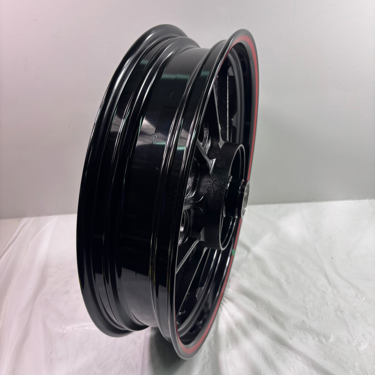 OEM SYM Wolf CR 300i Motorcycle Rear Wheel Rim, Black Original 42601-BD4-001-T1