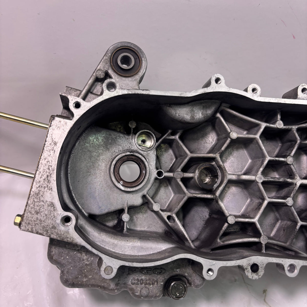 OEM Genuine Buddy 125 Left Crank Case with Rear Transmission, Drive Shaft