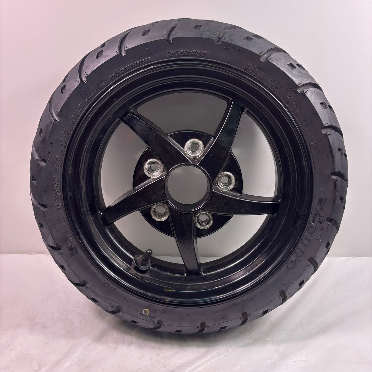 OEM Rear Wheel for Lance 200i Scooters. Cali, Havana, Cabo, PCH Original Black