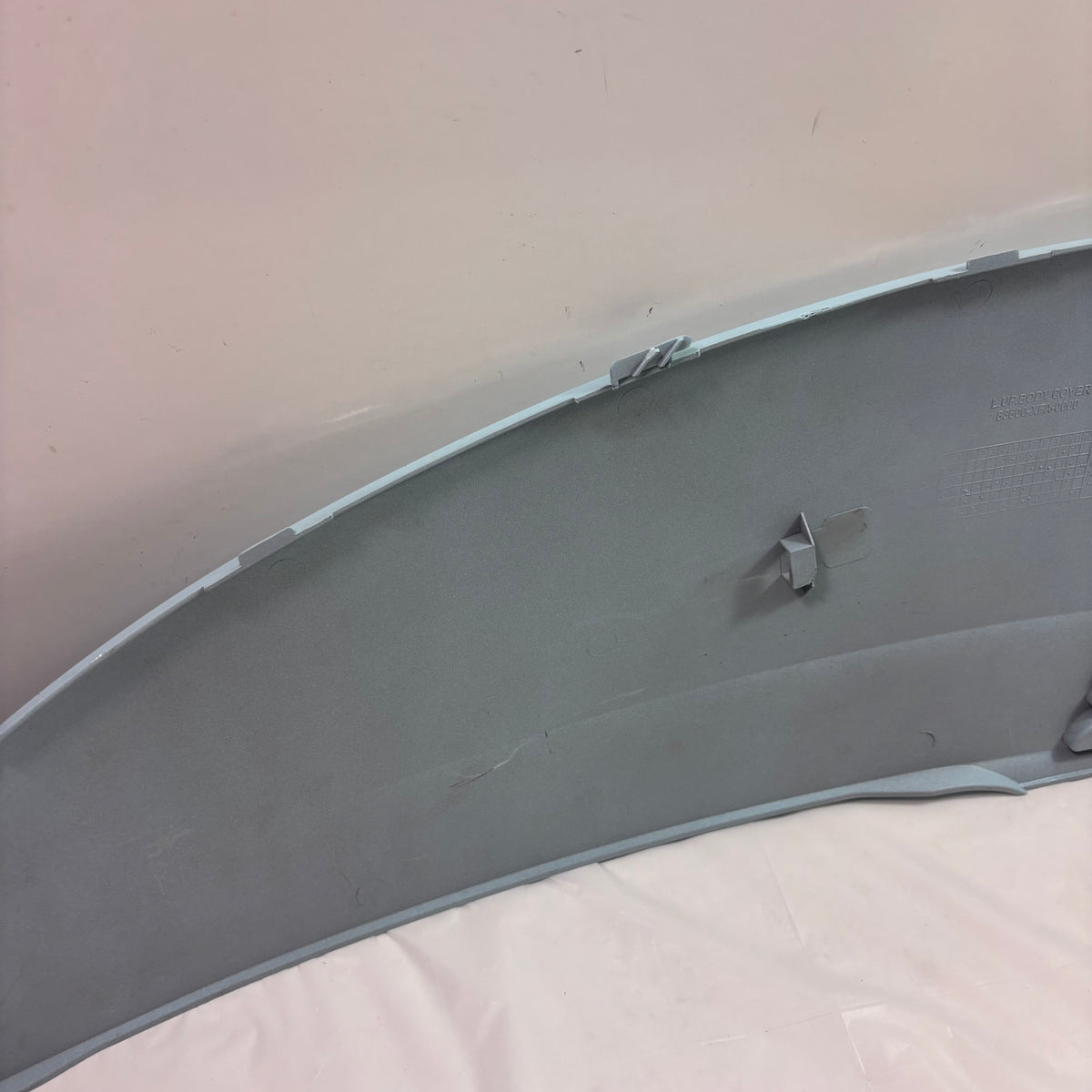 OEM SYM Fiddle III 200i Gas Scooter Left Side Body Panel w/ Emblem. Sky Blue 83600-XFA-000