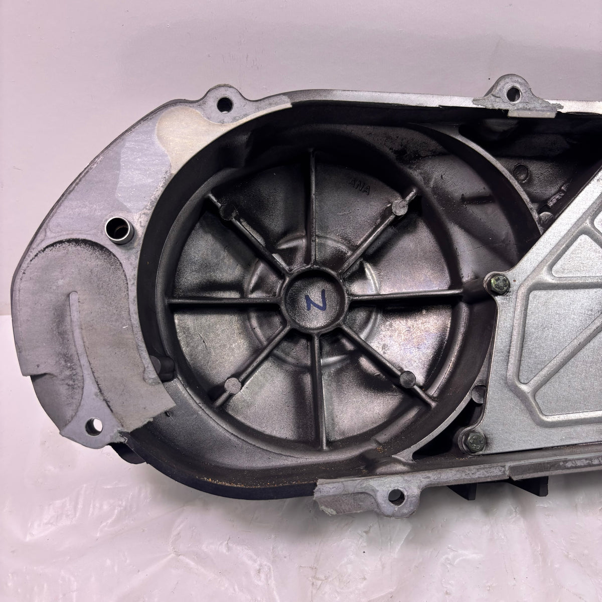 Lance SYM 200i Scooter CVT L Crank Case Cover, Black Original OEM