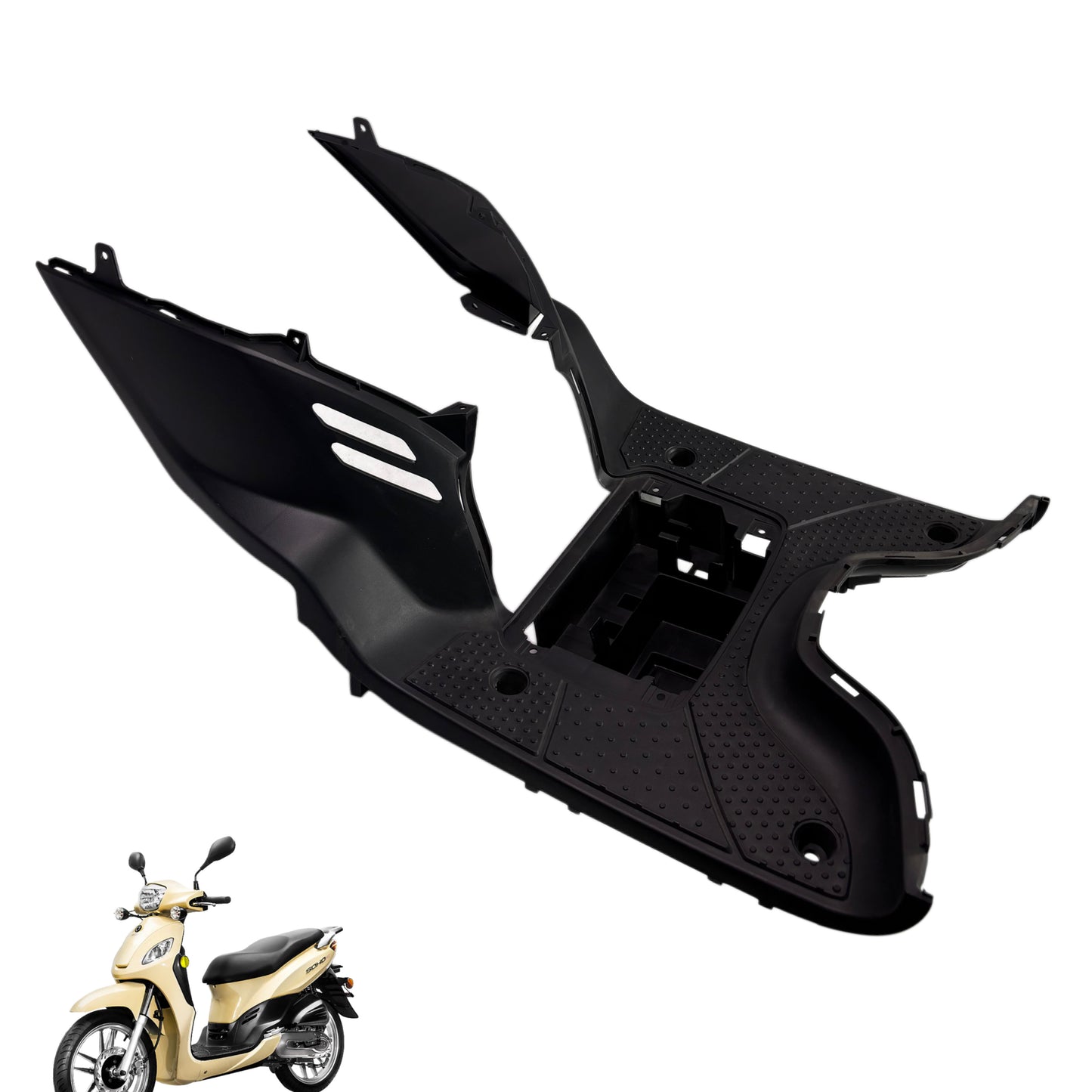 OEM Lance Soho 50 Scooter Floorboard Panel, Black New