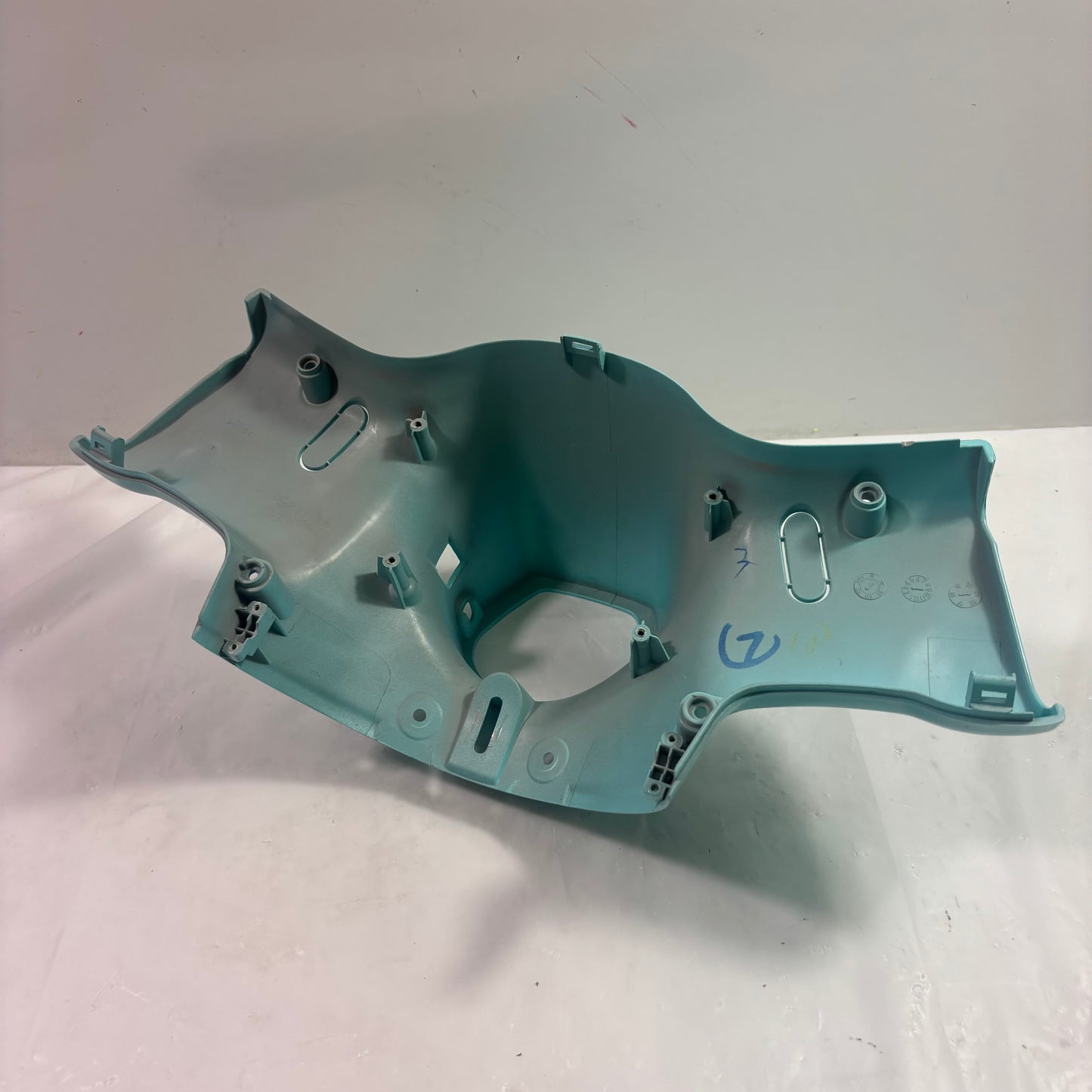 OEM Genuine Buddy Kick Lower Headset Cover Panel, Turquoise Blue