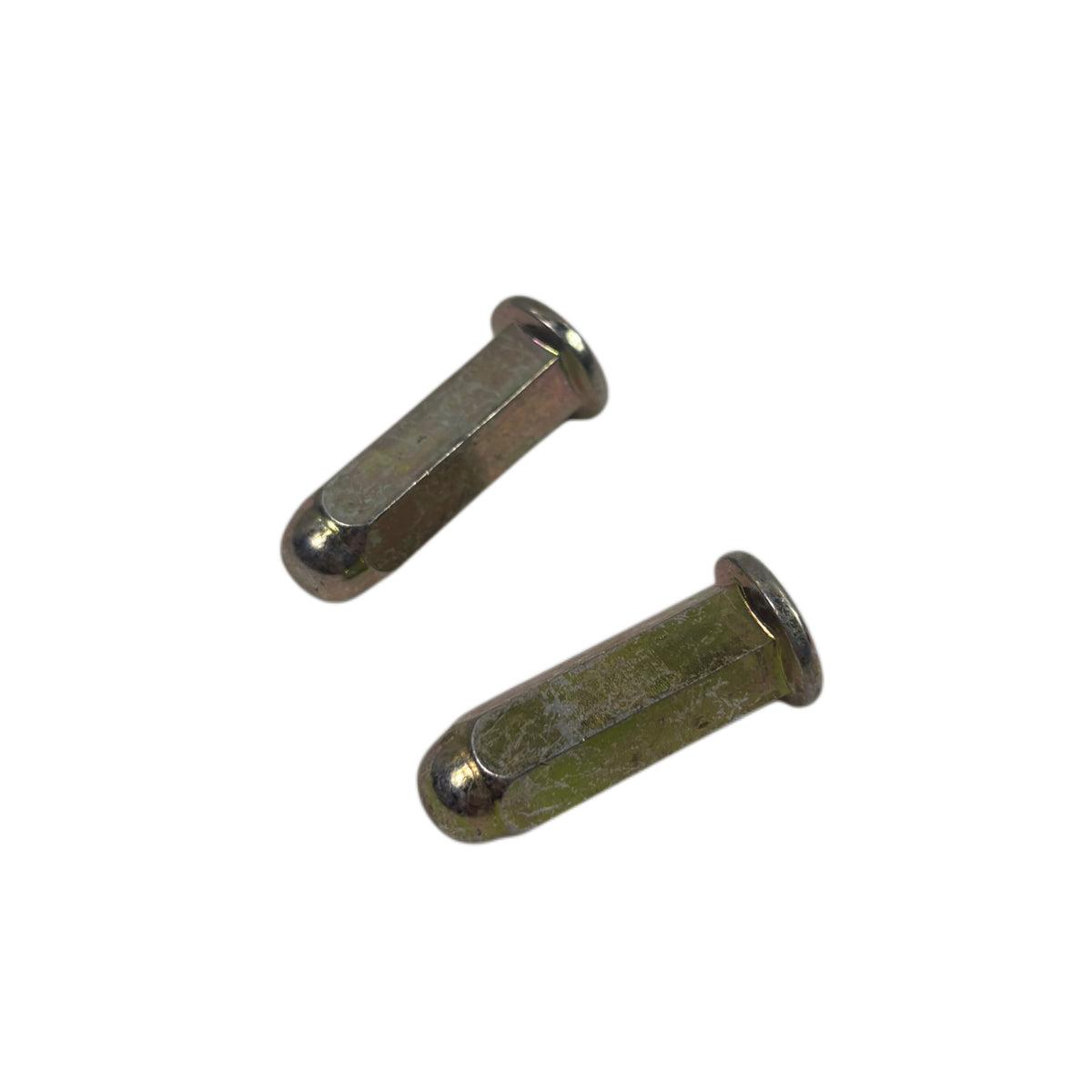 OEM Lance Cali Classic, PCH, Cabo 125cc Gas Scooter Exhaust Nuts Two Pack, Gold M7 (7mm Threads)