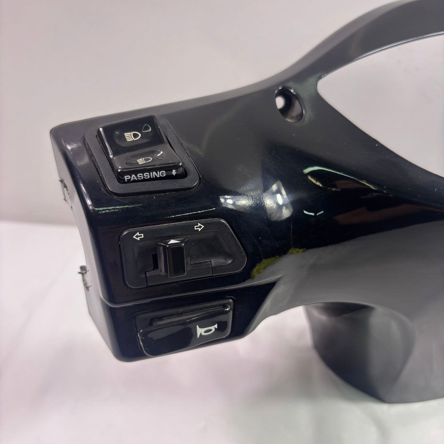 OEM Lance Havana Classic Scooter Rear Headset Panel (RR) Gloss Black w/ Controls