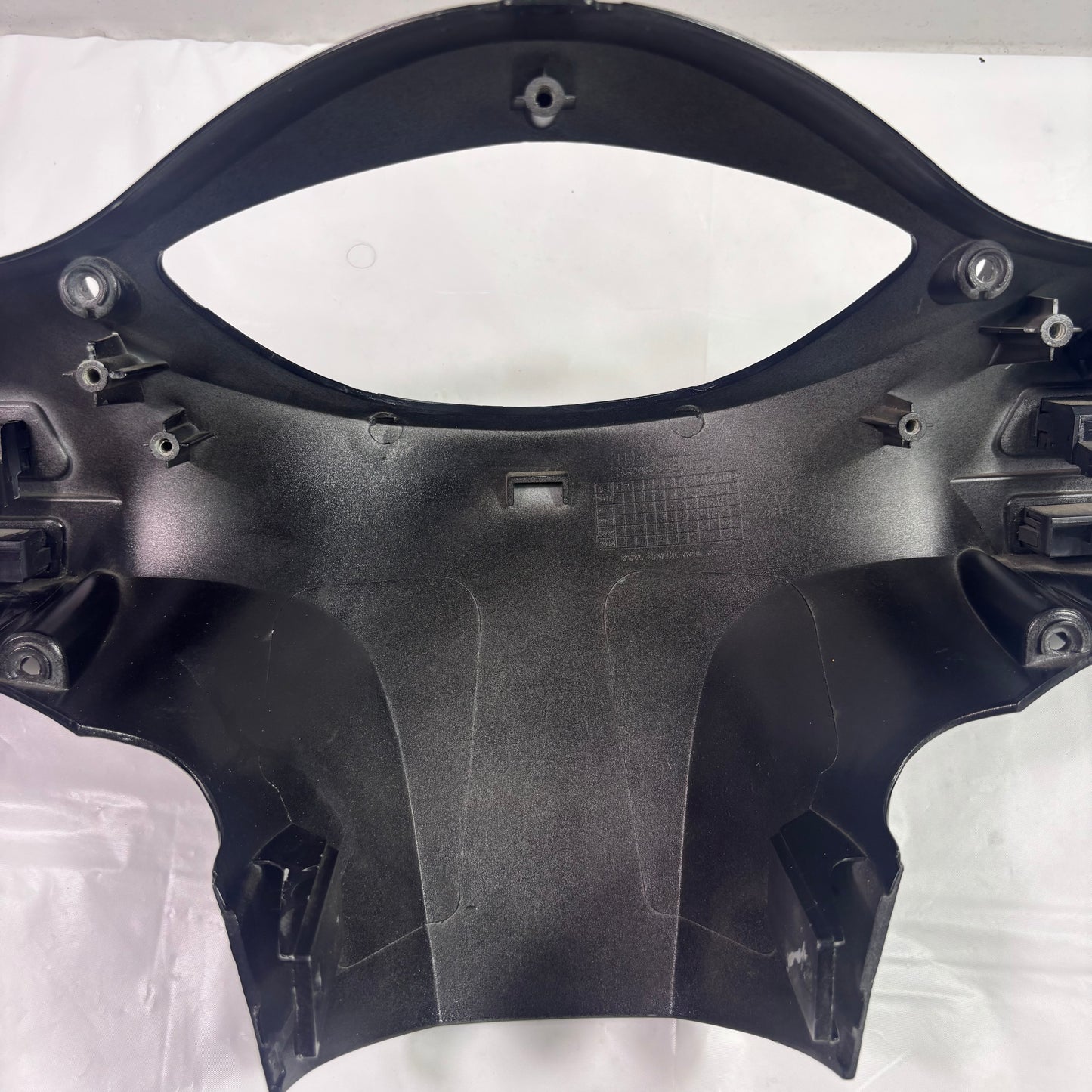 OEM Lance Havana Classic Scooter Rear Headset Panel (RR) Gloss Black w/ Controls