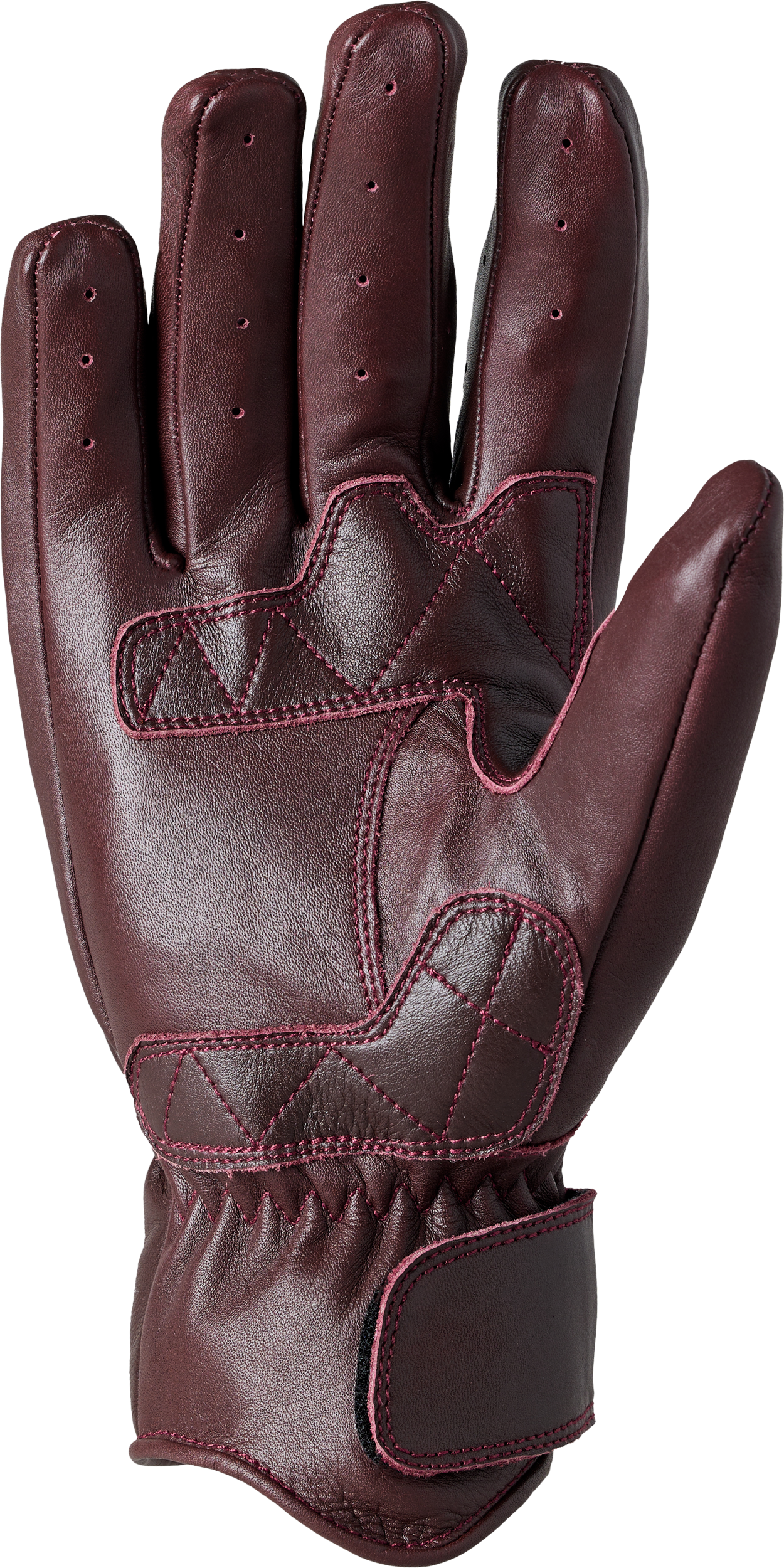 RST IOM TT HILLBERRY 2 CE LEATHER MOTORCYCLE GLOVE, Oxblood